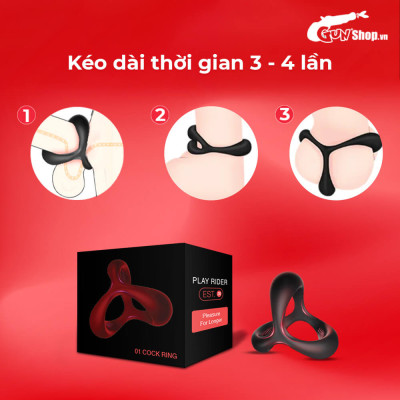 Bao cao su Shell Play Rider 6 tính năng - Hộp 10 cái + 1 Play Box Rider