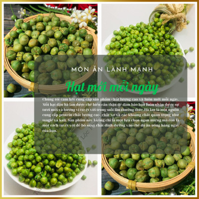 ĐẬU HÀ LAN MUỐI TÂN LỘC PHÁT COMBO 1KG - MỖI HŨ 500G [ MẪU MỚI ]