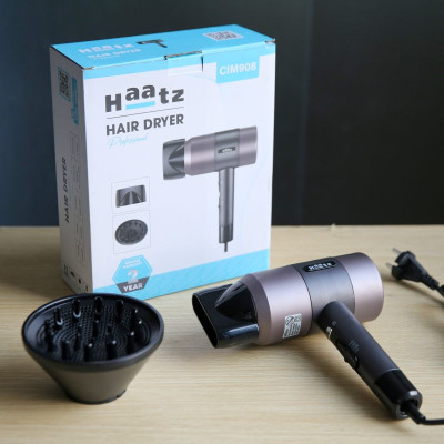 Máy Sấy Tóc HAATZ CIM908 Sấy Tóc Đa Năng 2 Chiều Nóng Lạnh, Hàng Chính Hãng Bảo Hành 2 Năm