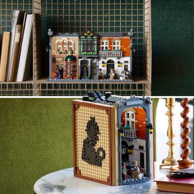 LEGO ICONS 10351 Đồ Chơi Lắp Ráp Phố Baker - Sherlock Holmes (1359 chi tiết)
