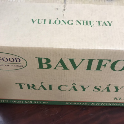 Mít Sấy Chân Không (Jackfruit Chips), Giòn Xốp Tự Nhiên - BAVIFOOD, Khối Lượng: 100 grs (gói = 100 grs) – Premium
