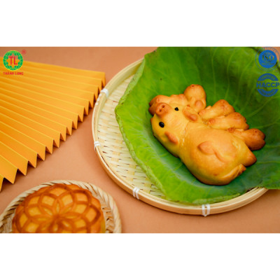 BÁNH TRUNG THU BẦY HEO 5 CON THÀNH LONG - NHÂN ĐẬU XANH 220G - VIỆT NAM