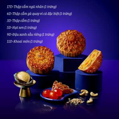Hộp 6 Bánh Trung Thu Givral Trăng Yêu Thương 1 (150gr)