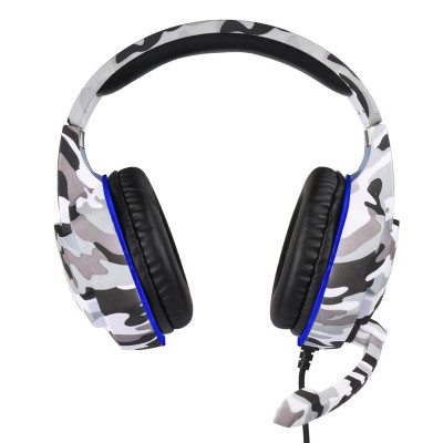 Tai nghe chơi game KUBITE T176 3.5mm + USB âm lượng micrô có thể điều chỉnh cho máy tính xách tay PC 
