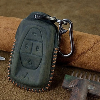 Bao Da Chìa Khóa Ô Tô Handmade Vinfast E34 VF8 VF9 VF6 da bò thật - hãng chính hãng