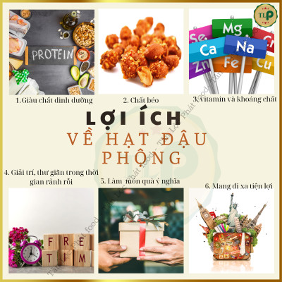 ĐẬU PHỘNG RANG TỎI ỚT TÂN LỘC PHÁT - COMBO 1KG - MỖI BỊCH 500G [ MẪU MỚI ]