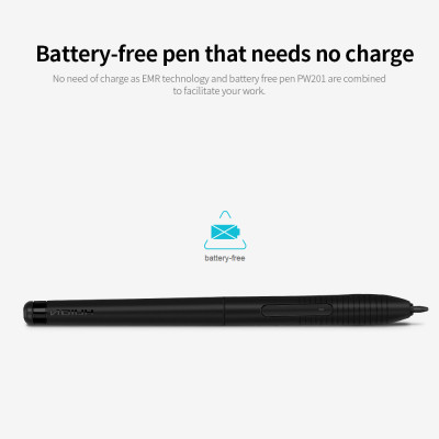 Máy tính bảng vẽ đồ họa Huion H430P với 4096 mức độ nhạy áp lực Độ phân giải bút 5080LPI 233PPS
