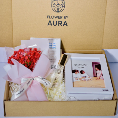 [ Quà Tặng 20.11]Combo Nước hoa thiên nhiên Hers 10ml TẶNG Hoa và Đèn Tranh 3D Set quà tặng dịp 20/11 ý nghĩa