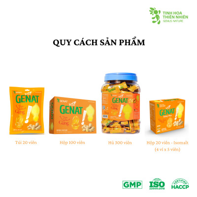 Kẹo Gừng Genat (Hủ 300 viên) - Giao 2H HCM