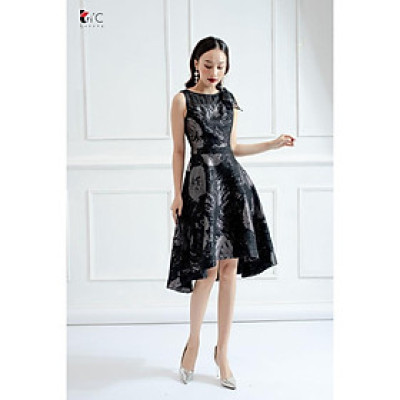 Đầm hoa xòe Mullet Tri