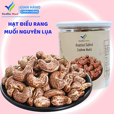 250G Hạt Điều Rang Muối Nguyên Hạt Còn Vỏ Lụa Hàng Ngon Loại 1