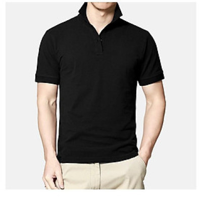 Áo thun Polo trơn nam có cổ Phúc An 2033 có size lớn (over size)