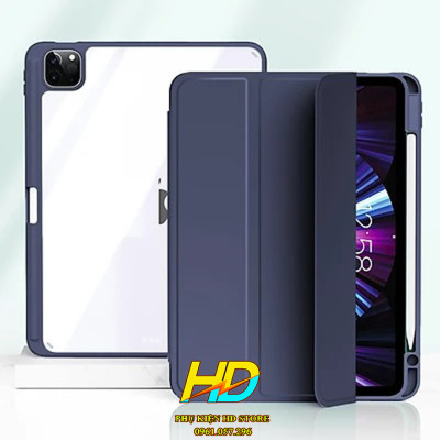Bao Da Cao Cấp Dành Cho iPad Pro 11 inch 2021/2020/2018 (Dùng Chung) Chính Hãng Mutural Folio Case Lưng Trong Suốt, Chống Sốc, Có Ngăn Đựng Bút Tiện Lợi - Hàng Chính Hãng