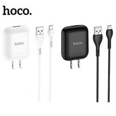 Bộ Dây Và Cốc Sạc Nhanh Hk2 3.4A Cổng Micro Dây Dài 1m - Hàng Chính Hãng