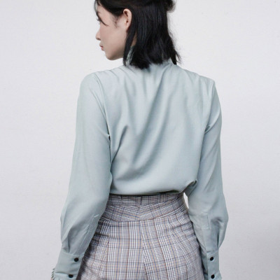 Quần baggy lưng bèo caro