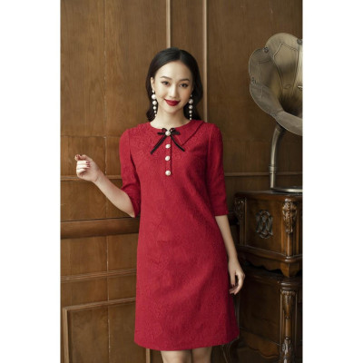 Đầm suông ren Tri