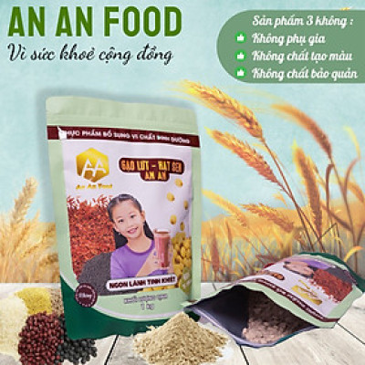 Deal hời 1 kg Bột gạo lứt-hạt sen-mè đen ( bột gạo lứt ANAN) thay thế bửa ăn , chăm sóc sức khỏe , xương khớp , ngủ ngon
