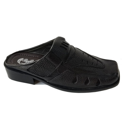 Dép bít mũi nam da bò thật BIGGBEN cao cấp SB110