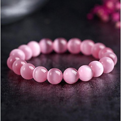 Vòng tay phong thủy đá opal mắt mèo hợp mệnh, chiêu tài hút lộc, bình an VTO1