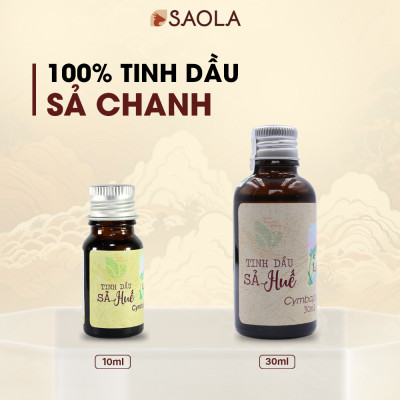Tinh dầu Sả Huế thương hiệu Làng Hạ 30ml: Dùng để xông phòng, làm sạch không khí, xua đuổi côn trùng