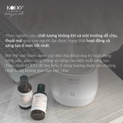 Combo 3 Chai Tinh Dầu Nước Hoa KODO 10ml Hương Thơm Thư Giãn, Dịu Nhẹ, Tươi Mát Dành Cho Spa