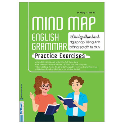 Sách - Mind Map English Grammar Practice Exercises - Bài Tập Thực Hành Ngữ Pháp Tiếng Anh Bằng Sơ Đồ Tư Duy