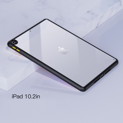 Ốp lưng dành cho iPad Gen 7,8,9 trong suốt Likgus viền màu- Hàng chính hãng
