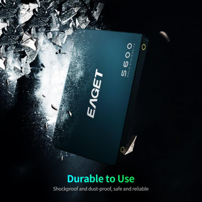 EAGET S600 SSD 2.5 inch SATA 3.0 1TB Solid State Drive High Speed Reading Writing SSD for Laptop Desktop Computer