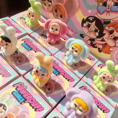 Hộp 12 túi mù FullBox Powerpuff Girls mini quà tặng cho các bé mô hình mini