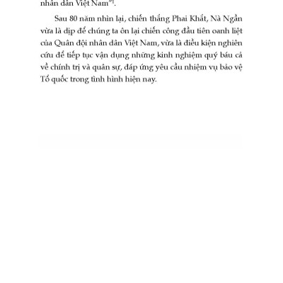 Từ trận Phai Khắt, Nà Ngần  Đến Chiến Dịch Hồ Chí Minh