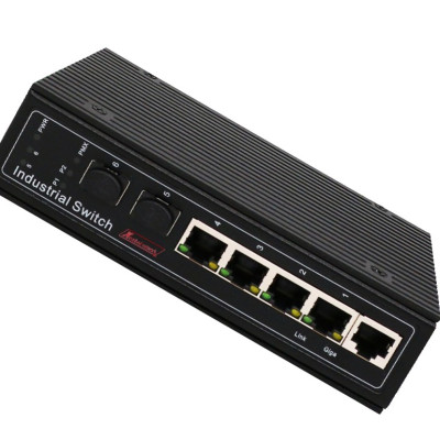 Bộ chuyển mạch 6 port DIN Rail Mount managed Ethernet switch, 4 port Gigabit Ethernet, 2 SFP - Xmethod Network - Hàng chính hãng 