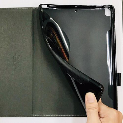 Bao da cho iPad 10.2 inch 2019 (7th) , 2020 (8th) và 2021 (9th) hiệu Kaku leather canvas silicone - Hàng nhập khẩu