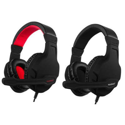  Tai nghe chơi game NUBWO U3  âm thanh nổi 3,5 mm trên tai nghe có micrô cho PS4 PC 