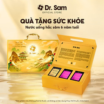 Hộp quà tặng 3 Hộp nhỏ - Nước uống Dr. Sam MANCORE  & youthology giúp bổ sung năng lượng toàn diện -  30 gói x 10ml
