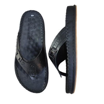 Dép Xỏ Ngón Nam Da Bò Thật TiTi ĐÔ Cao Cấp DNA22208d