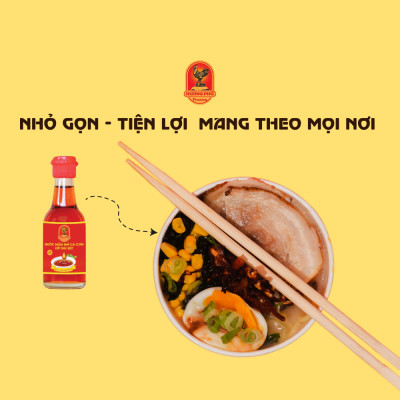 Nước mắm nhỉ cá cơm Hương Phú 40 độ đạm 60ML - Lốc 06 chai, cốt đặc biệt - Hàng Chính Hàng