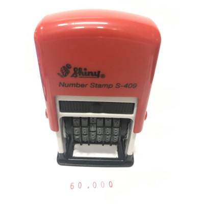 DẤU SHINY 6 SỐ TỰ CHỈNH CAO 4mm-Màu Vỏ Giao Ngẫu Nhiên