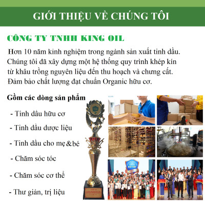 Tinh dầu hoa ngũ sắc (hoa cứt lợn, hoa cỏ hôi, hoa ngũ vị) nguyên chất từ thiên nhiên - KingOil