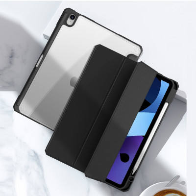 Bao Da Cao Cấp Dành Cho iPad Pro 11 inch 2021/2020/2018 (Dùng Chung) Chính Hãng Mutural Folio Case Lưng Trong Suốt, Chống Sốc, Có Ngăn Đựng Bút Tiện Lợi - Hàng Chính Hãng