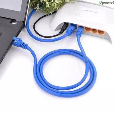 Ugreen UG11203NW102TK 3M Màu xanh Cáp mạng LAN CAT6 UPT - HÀNG CHÍNH HÃNG