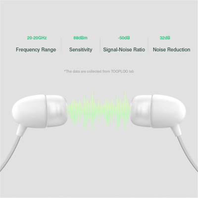 CINCATDY Foldable Portable Neckband Earphone Wireless In-Ear Headset Comfortable Ergonomic Neckband Design Intelligent Neck Massage