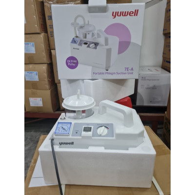 Máy hút dịch mũi 1 bình Yuwell 7E-B - Dành cho trẻ em - Máy khỏe, chạy êm, dễ sử dụng, dễ vệ sinh - Tặng 2 đầu hút mũi