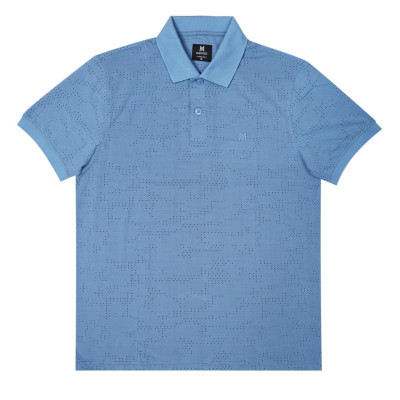 Áo thun polo nam KHATOCO họa tiết A2MN438R2-VNMK567-2607-N