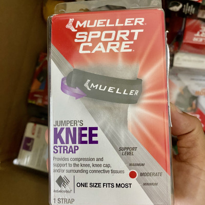 Băng Đầu Gối Mueller Jumper’s Knee Strap – Black (992)