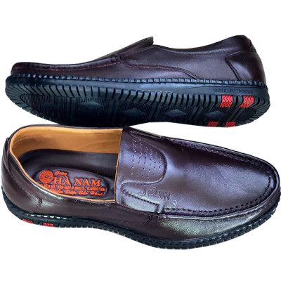 Giày Mọi Nam Da Bò Thật TiTi ĐÔ Cao Cấp GM2036d