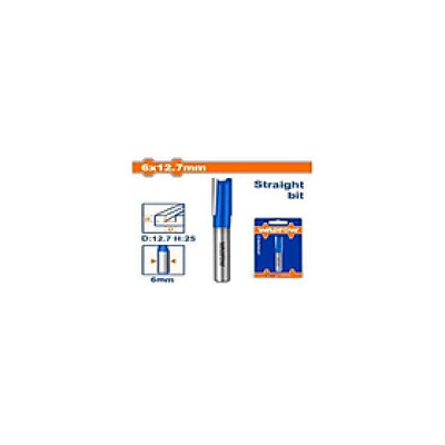 MŨI PHAY GỖ THẲNG 6X12.7MM WRG1404 WADFOW - HÀNG CHÍNH HÃNG