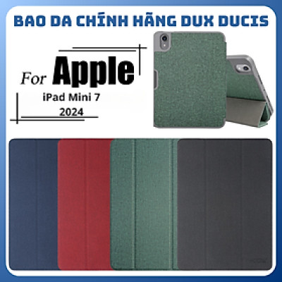 Bao Da Mutural Dành Cho iPad Mini 6/Mini 7 Tích Hợp Khay Đựng Bút – Hàng Chính Hãng 