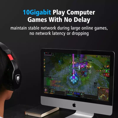 Ugreen UG11267NW106TK 20M màu Đen Cáp mạng LAN CAT 7 ftp dây dẹp - HÀNG CHÍNH HÃNG