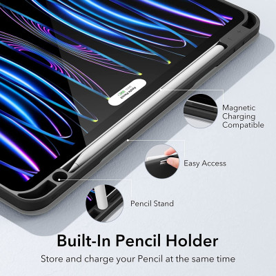 Bao Da dành cho iPad Pro 11 inch 2022 ESR Rebound Pencil Case - Hàng Chính Hãng