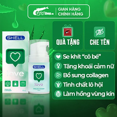 Gel bôi trơn tăng khoái cảm nữ Shell Love Green - Chai 50ml